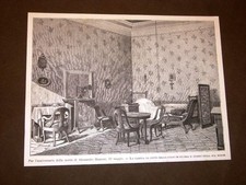 Milano 22 maggio 1879 Camera letto Alessandro Manzoni Anniversario della morte