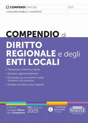 Compendio diritto regionale - compendio, di