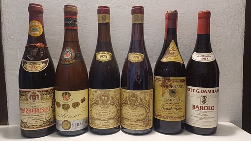 Lotto bottiglie barolo - di, 6