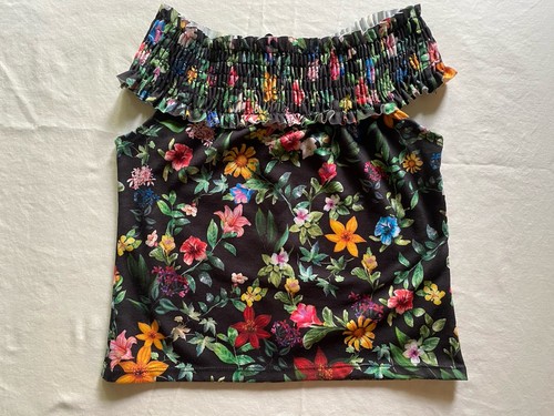 Zara crop top - zara, floreale