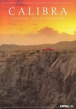Brochure depliant opel calibra