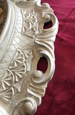 Specchio Muro Bianco Argento