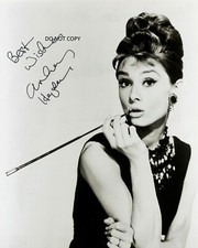 AUDREY HEPBURN Autographed