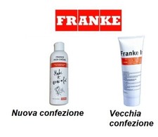 CREMA FRANKE PER LA PULIZIA DI ACCIAIO INOX LAVELLI CAPPE CUCINE A GAS 250 g