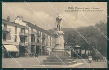 Cuneo Dronero Piazza XX Settembre Monumento Ponza San Martino cartolina MT5914