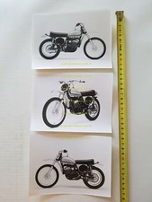 YAMAHA MX 360 Cross 1973 lotto 3 foto cartella stampa originali PRESS PHOTO  