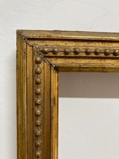 ANTICA DECORATIVA ARTISTICA CORNICE DORATA-UTILE PER OPERE D'ARTE O SPECCHIERA