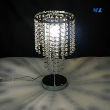 *QUEEN* LAMPADA MODERNA CON FILE DI GOCCE IN CRISTALLO 1xE14