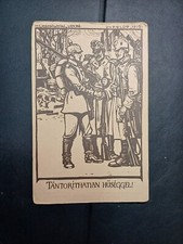 Cartolina Vintage Imfelde 1916 "Tántoríthatlan Hüséggel!"