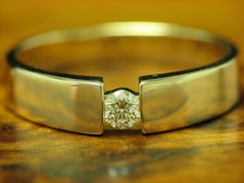 Oro Giallo Brillante Anello /