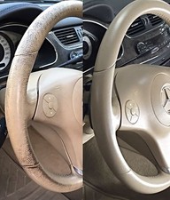 Kit Ripristina Colore Volante Pelle Mercedes CLS Interni beige cashmere C219
