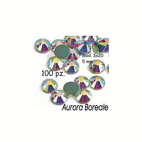 Strass 100 aurora boreale - strass,