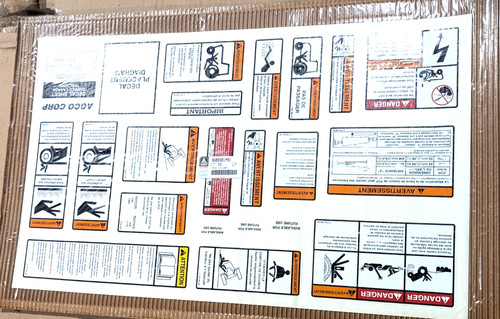 Set decalcomanie sicurezza - set,