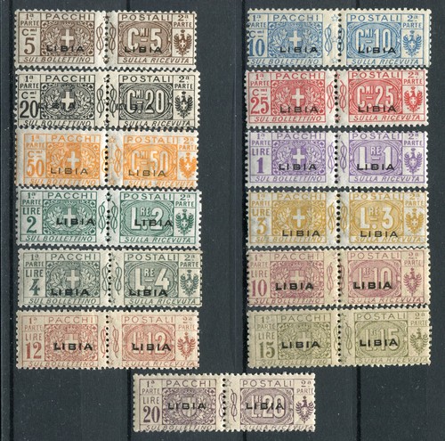 Libia 1915 pacchi postali - pacchi,