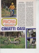advertising test CICLOMOTORE CIMATTI OASI 50 1979-CICLOMOTORI ITALIANI VINTAGE
