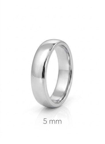 Anello fascia placcato - a,