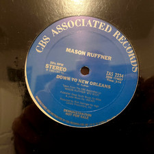 MASON RUFFNER - Down To New Orleans (1985) - 12" Vinyl Record Single - SEALED