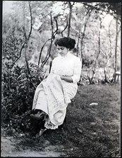 Foto vintage Genova Ricamatrice 1900 Ft 711 - Stampa 30x24 cm