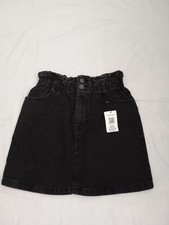 Minigonna denim nera 100 - denim, 100%