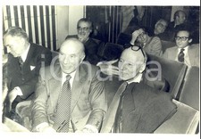 1975 ROMA Giuliano PAJETTA Guido CARLI Eugenio SCALFARI e Mario FERRARI AGGRADI