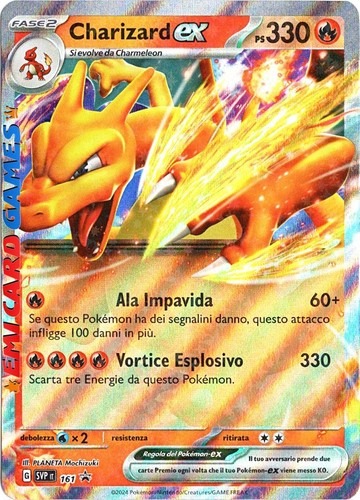 Charizard 161 svp - ex, ita