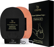 2X Guanto Esfoliante Corpo -