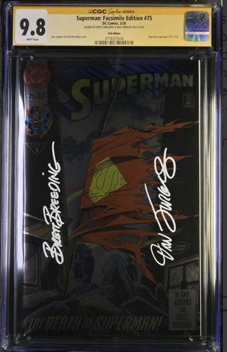 Superman facsimile foil - superman,