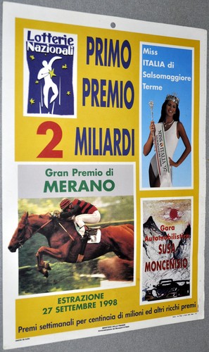 Locandina lotteria nazionale - locandina,