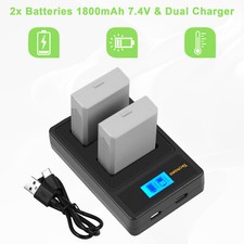 2x Batteria LP-E5 + Doppio