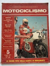 MOTOCICLISMO MAGGIO 1971 NORTON COMMANDO PR 750 MOTO GUZZI STORNELLO 125-160 ...