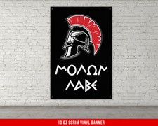 Striscione Molon Labe - Grandi