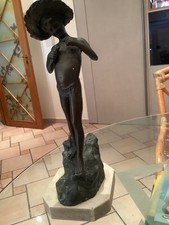 bronzo pescatore firmato