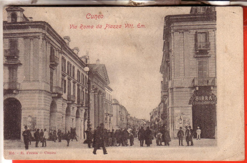 Cartolina cuneo citta - cartolina,