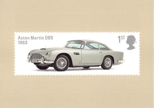Cartolina aston martin db5 - aston,