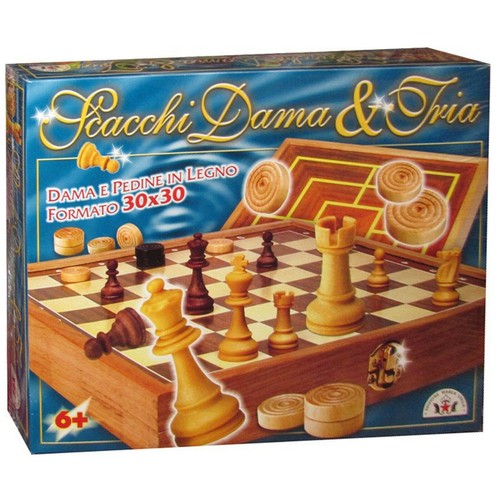 Scacchi dama tria una - scacchi, e