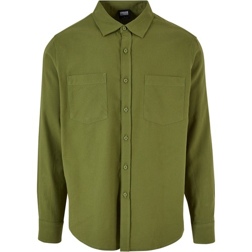 Camicia flanella oliva