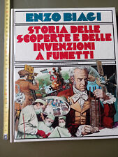 Enzo Biagi - Storia delle scoperte e delle invenzioni a fumetti 1983 prima ediz.