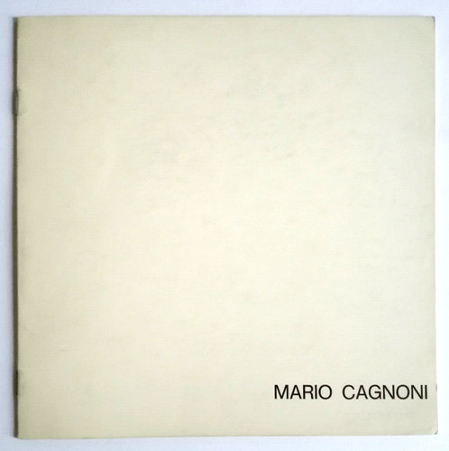 Catalogo mario cagnoni - catalogo,