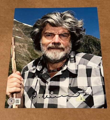 Foto firmata reinhold messner - foto,