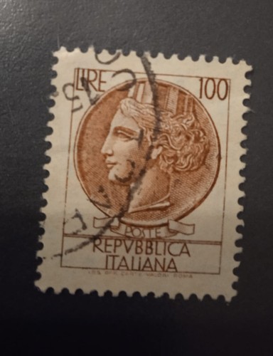 Francobollo italia 100 lire - francobollo, italia,100