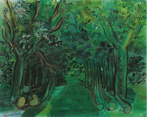 Raoul dufy forest road - raoul,