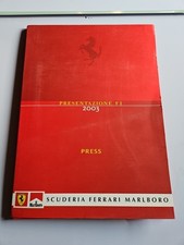 Presentazione FI 2003 Press Cartella Con Brochure Scuderia Ferrari Marlboro 