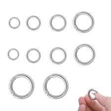 10 moschettoni rotondi da