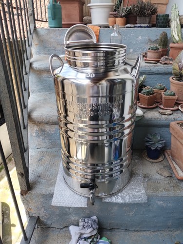 Fustino olio acciaio inox - olio,