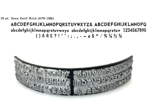 670 10b sans serif - n.670-10b,