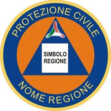 ADESIVI PROTEZIONE CIVILE Regioni-NAZIONALE-VOLONTARIATO Interno o Esterno Vetro