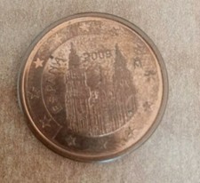 5 euro cent 2008 Spagna Spain Divisionale 1^ emissione Espana Coin Cents