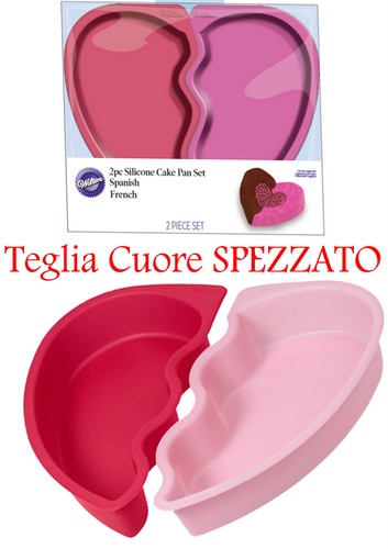 Teglia silicone cuore - teglia, in