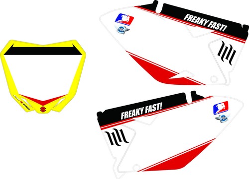 Kit grafiche adesivi - adesivi, suzuki
