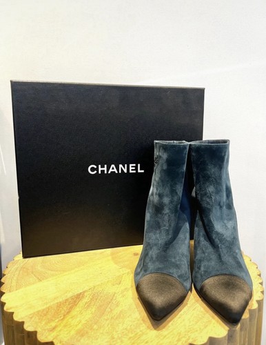 Nuovi stivaletti chanel - nuovi, blu